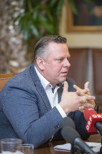 Michael Ehmann betont die Wichtigkeit von Transparenz im neuen Graz. © Foto Fischer Michael Ehmann betont die Wichtigkeit von Transparenz im neuen Graz.