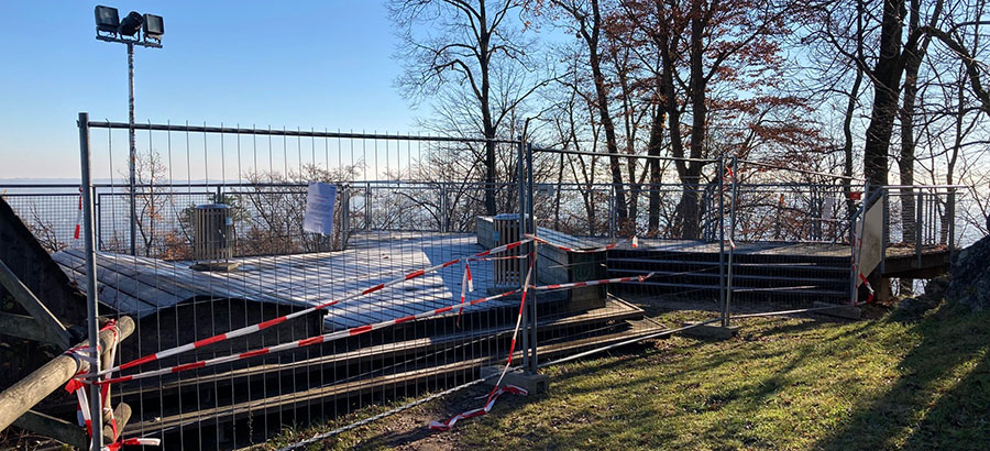 Sperre der Plattform © GBG Sperre der Plattform