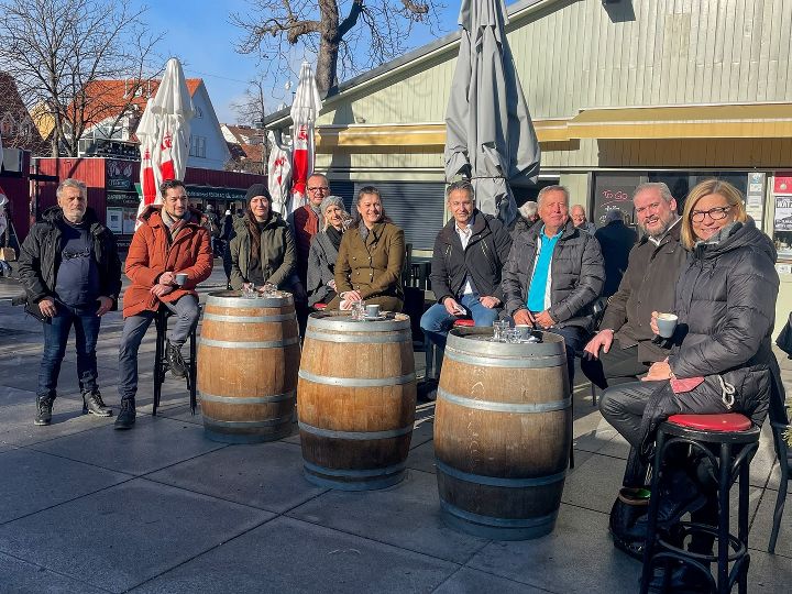 Am Lendplatz freut man sich auf die probeweise Sonntagsöffnung der Gastro-Stände ab März. 