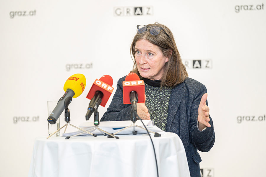 Pressekonferenz zu Verbesserungen beim städtischen Wohnen und der Wohnungssuche © Stadt Graz/Fischer Pressekonferenz zu Verbesserungen beim städtischen Wohnen und der Wohnungssuche
