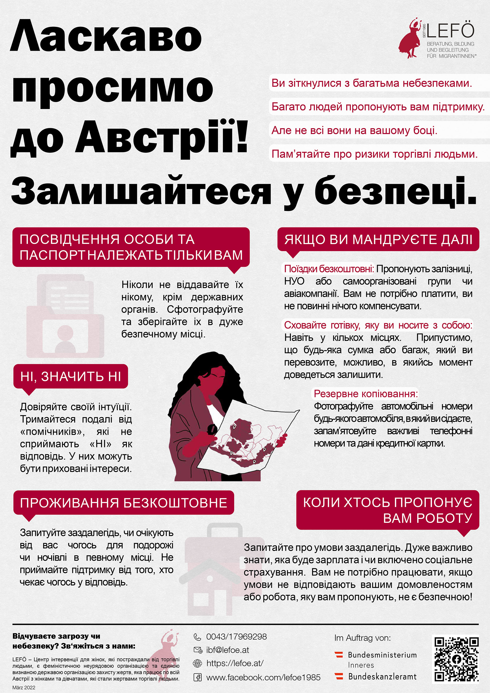 Mehrsprachiges Informationsmaterial der Kampagne