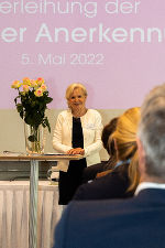 Voll des Lobes für die Joanneum Research: Maria Tiefenthaller. © Joanneum Research/Wappl Voll des Lobes für die Joanneum Research: Maria Tiefenthaller.