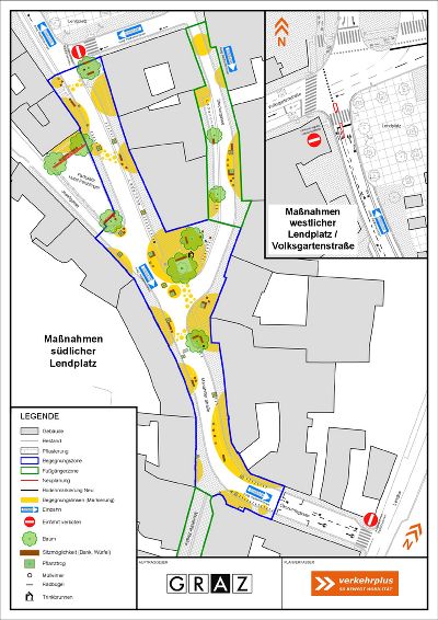 Übersicht Maßnahmen Lendplatz Süd