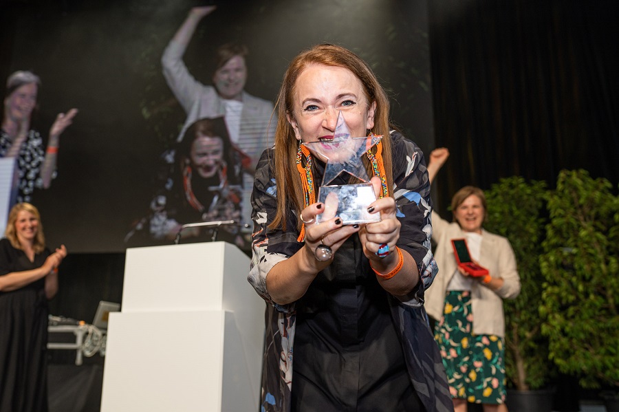 Preisträgerin Vesna Petković (Grazer Frauenpreis für herausragendes Engagement)