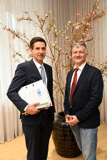 Finanzdirektor Stefan Tschikof und Finanzstadtrat Manfred Eber