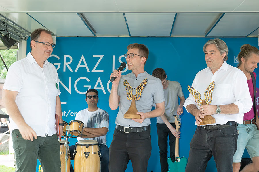 Graz kommt zusammen - Bilder vom Fest in der Seifenfabrik