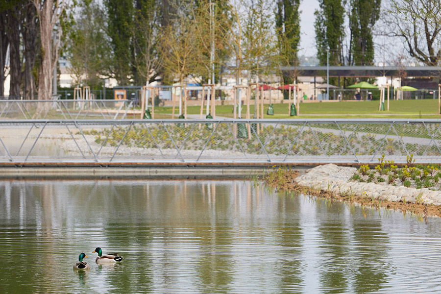 Der Reininghauspark ist eröffnet.