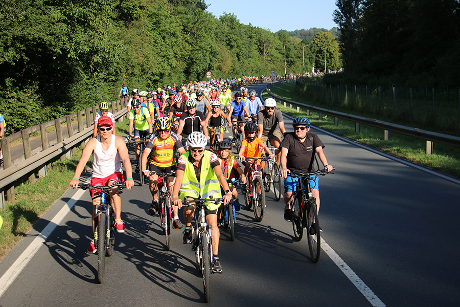 Das CityRadeln kam auf Touren.