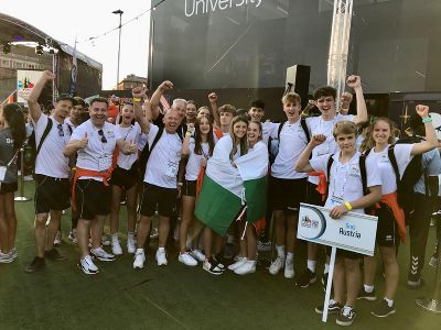 Die Grazer Delegation brachte vier Medaillen aus Coventry nach Hause © Foto: Stadt Graz / Sportamt Die Grazer Delegation brachte vier Medaillen aus Coventry nach Hause