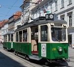 Oldtimer-Straßenbahn