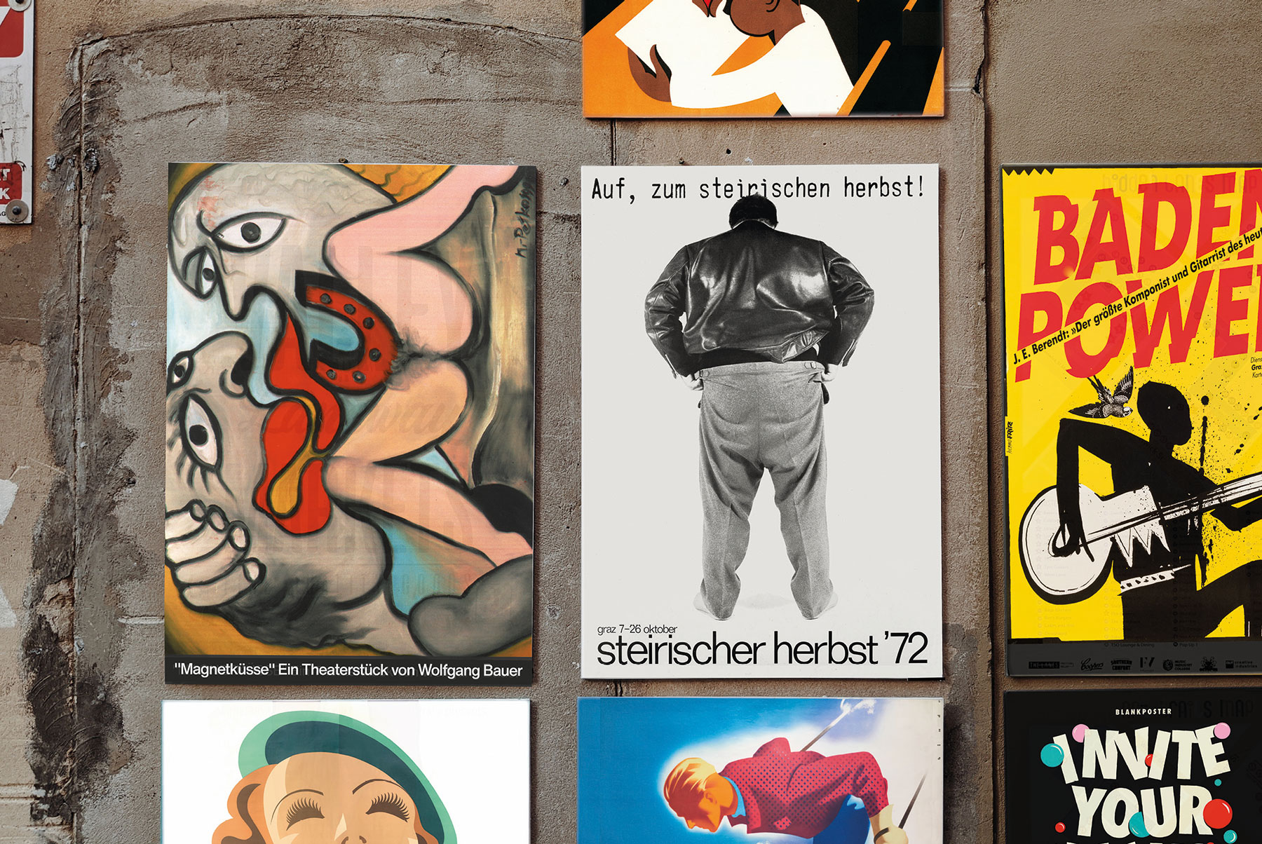 100 Exciting Posters: Die Plakatserie im öffentlichen Raum, kuratiert von Siegfried Gruber, zeigt 100 Plakate von 1922 bis 2022. © Agentur Freepublic 100 Exciting Posters: Die Plakatserie im öffentlichen Raum, kuratiert von Siegfried Gruber, zeigt 100 Plakate von 1922 bis 2022.