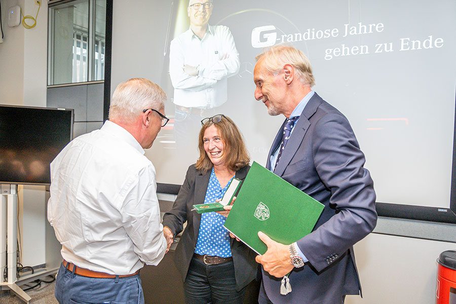 Übergabe des Goldenen Ehrenzeichens der Stadt Graz.