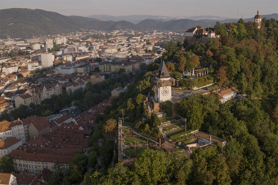 Graz spielt in der zweiteiligen Universum-Reihe über Welterbestätten eine der Hauptrollen.