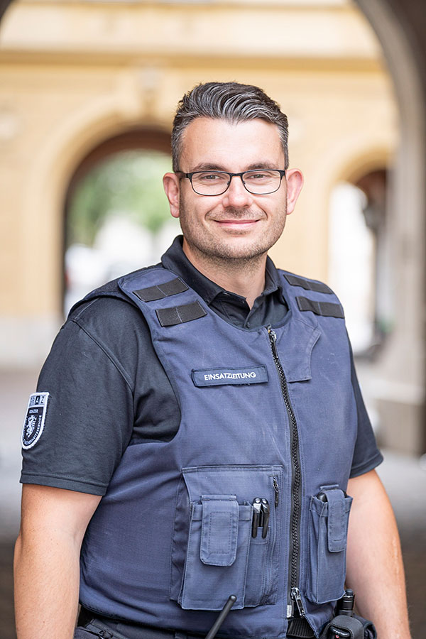 Markus Kammerhofer ist Einsatzleiter bei der Ordnungswache.