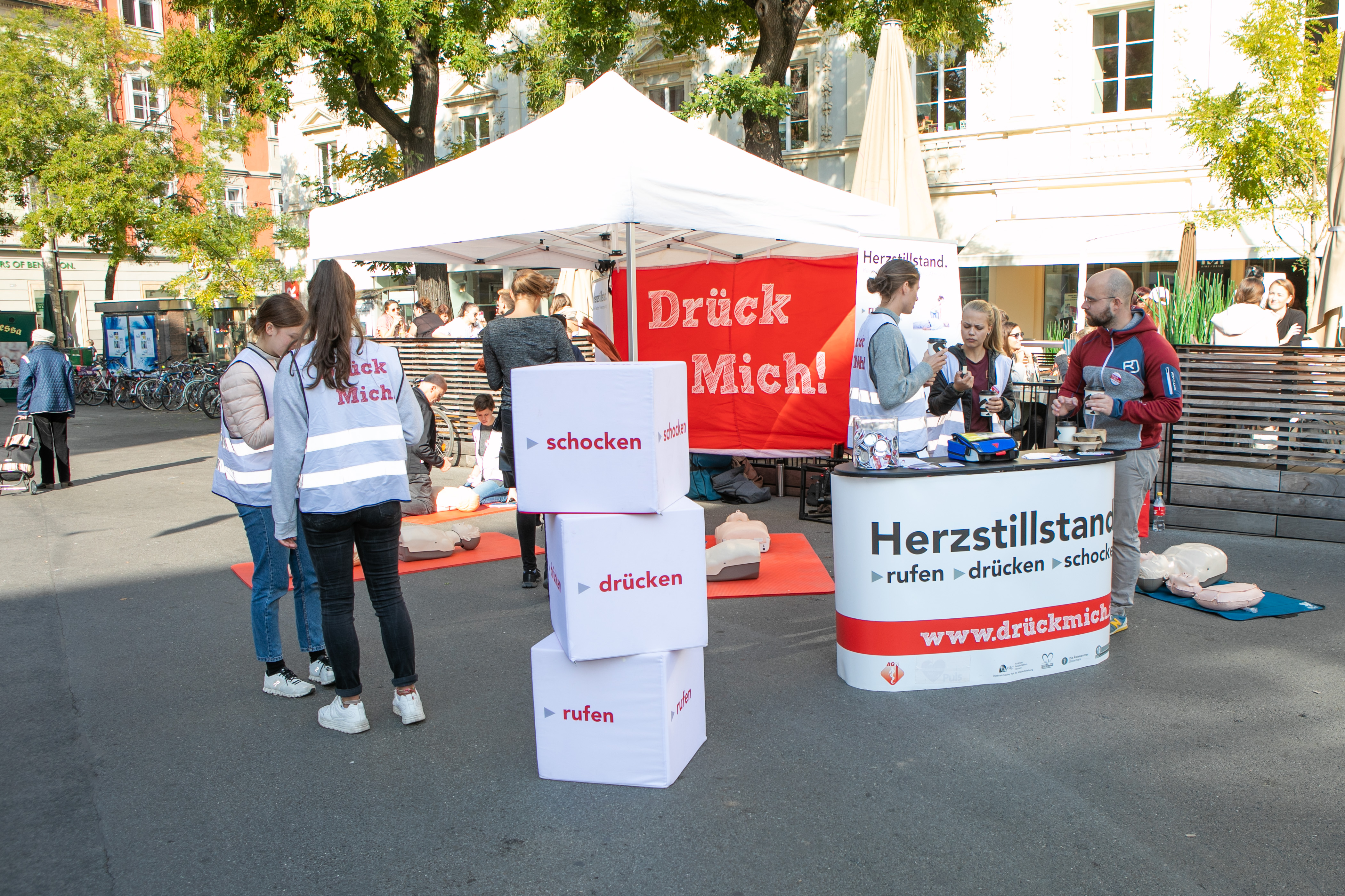 Eindrücke von den Wiederbelebungs-Aktionstagen der letzten Jahre.