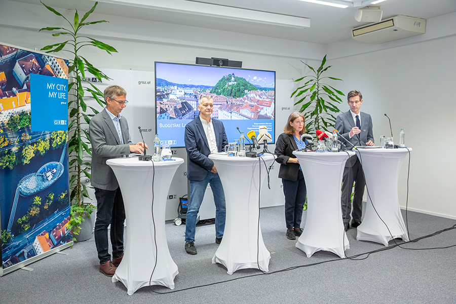 Pressekonferenz zur aktuellen Budgetlage