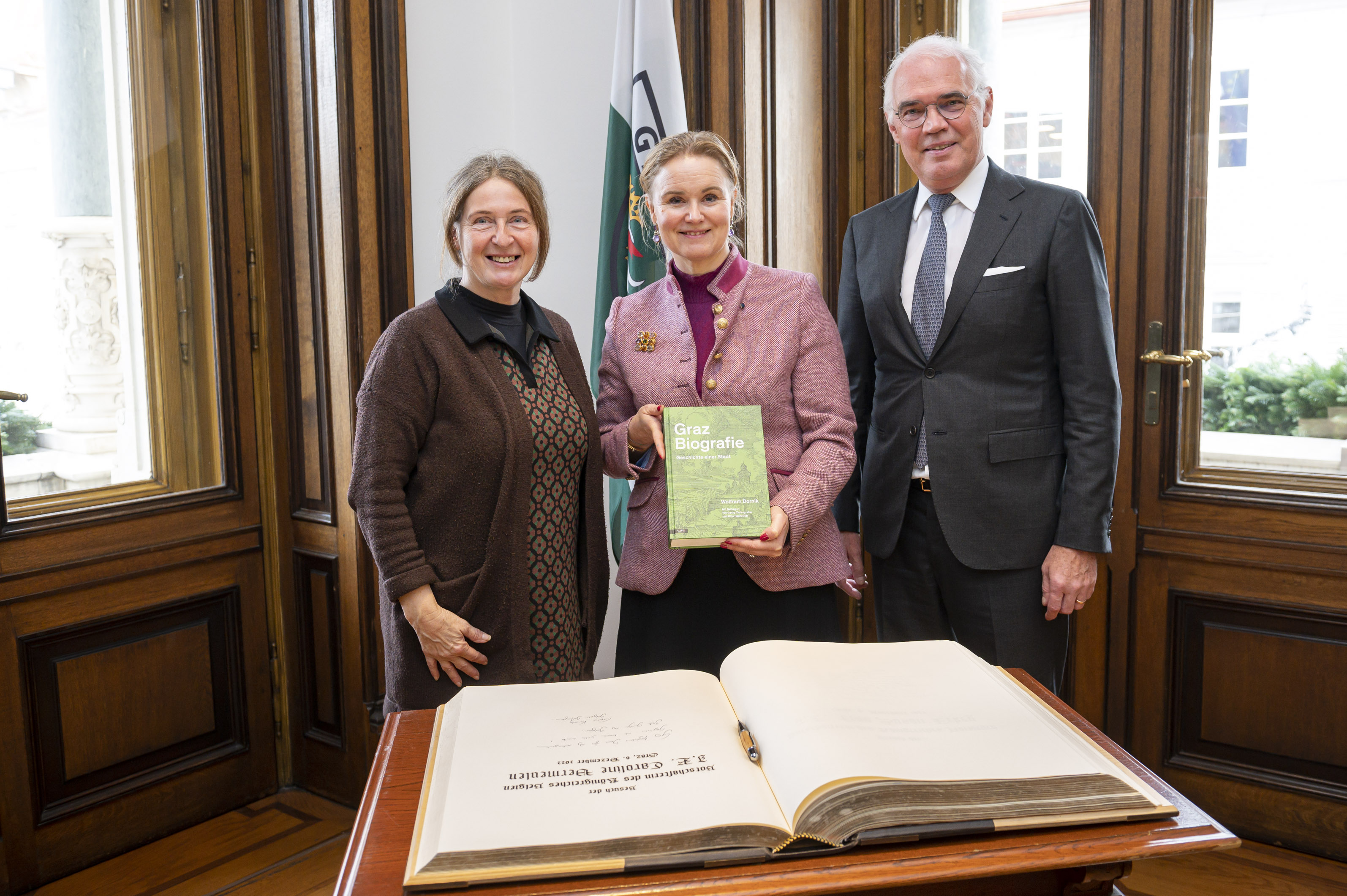 Gruppenbild mit HK Stolitzka. © Stadt Graz/Fischer Gruppenbild mit HK Stolitzka.