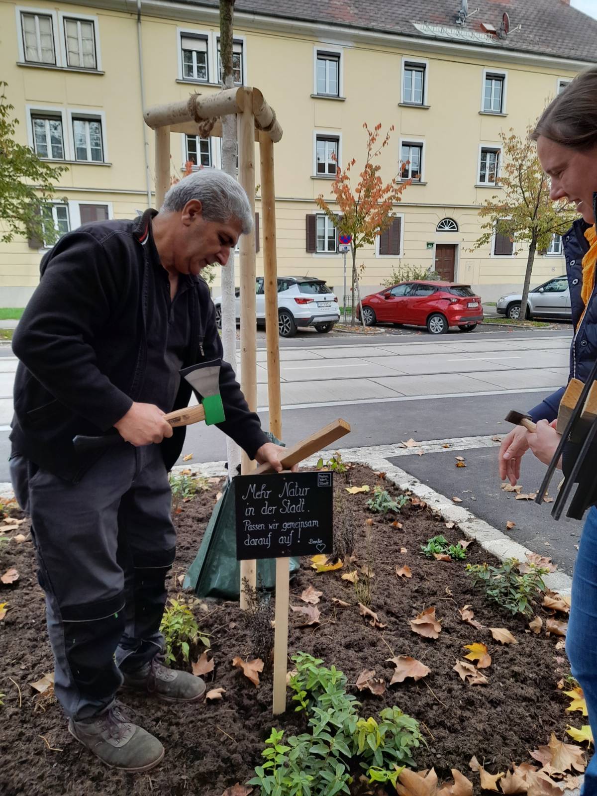 liebevoll angelegt und gepflegt von der Natur.Werk.Stadt