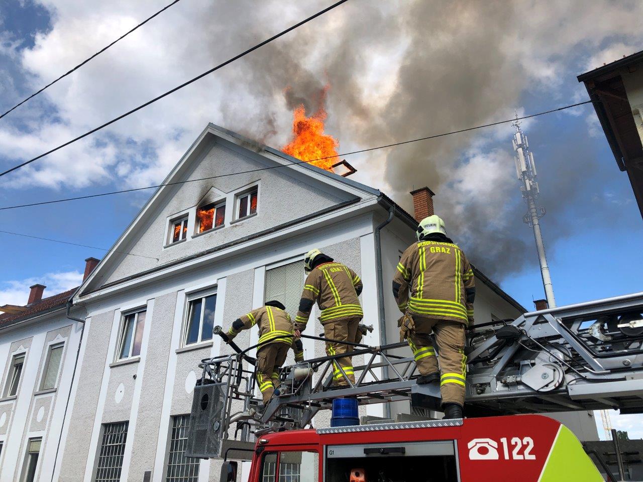 Mehr als 2.183 Brandeinsätze gab es 2022 © Berufsfeuerwehr Graz Mehr als 2.183 Brandeinsätze gab es 2022