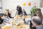 Judith Schwentner im Pressegespräch