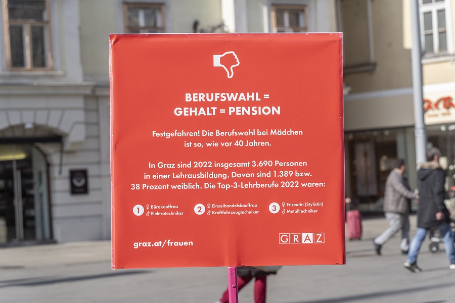 Berufswahl = Gehalt = Pension