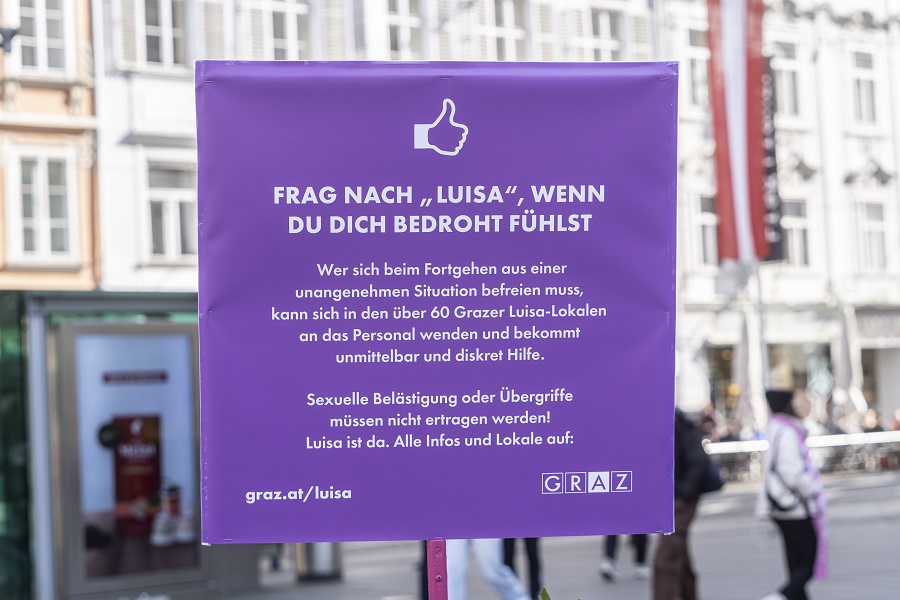 Frag nach "Luisa" wenn du dich bedroht fühlst