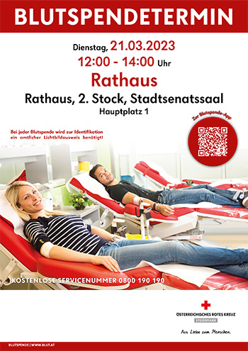 Blutspenden im Rathaus