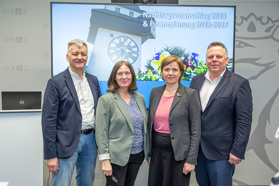 Pressekonferenz zum Nachtragsbudget 2023