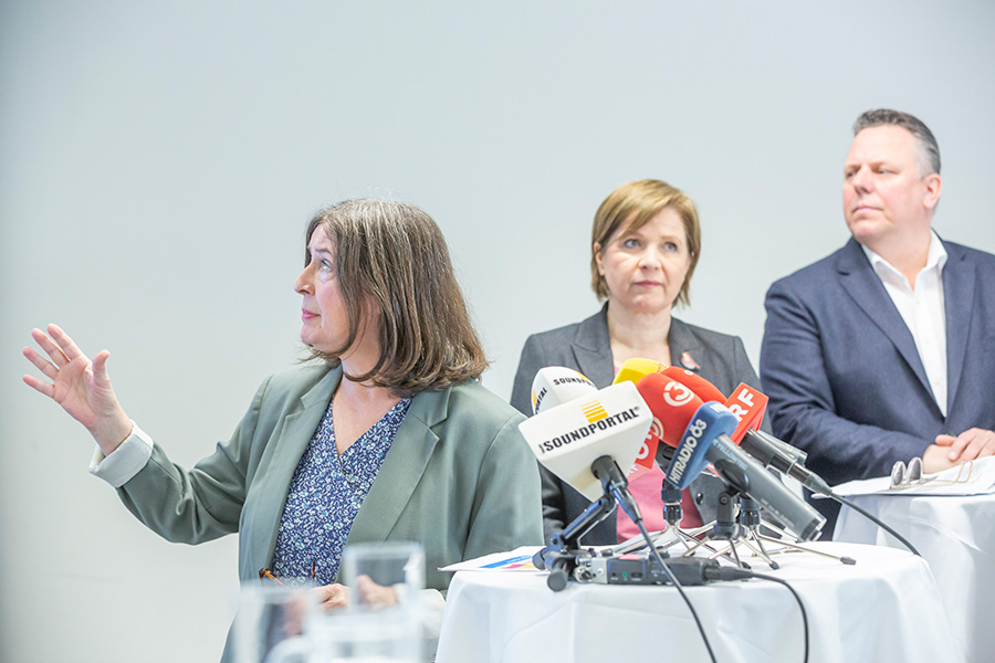 Pressekonferenz zum Nachtragsbudget 2023