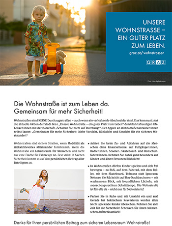 Dieser Flyer (pdf) wird derzeit in den genannten Wohnstraßen verteilt.