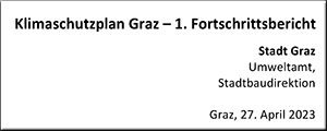 Klimaschutzplan für das Haus Graz