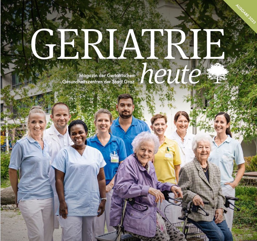 Die aktuelle Ausgabe der "GERIATRIE heute" gewährt wieder spannende Einblicke in die Arbeit der Geriatrischen Gesundheitszentren der Stadt Graz. Schauen Sie rein!