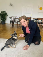 Vizebürgermeisterin mit Hund