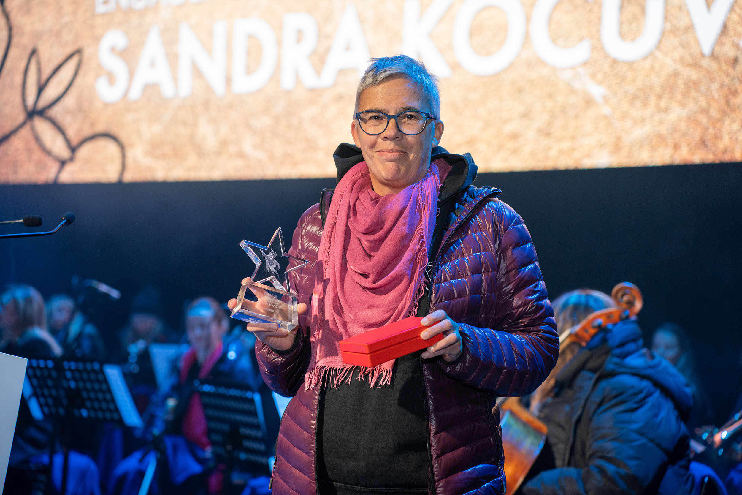 Der Grazer Frauenpreis für herausragendes Engagement ging an Sandra Kocuvan.