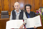 Günter Brus und Olga Neuwirth