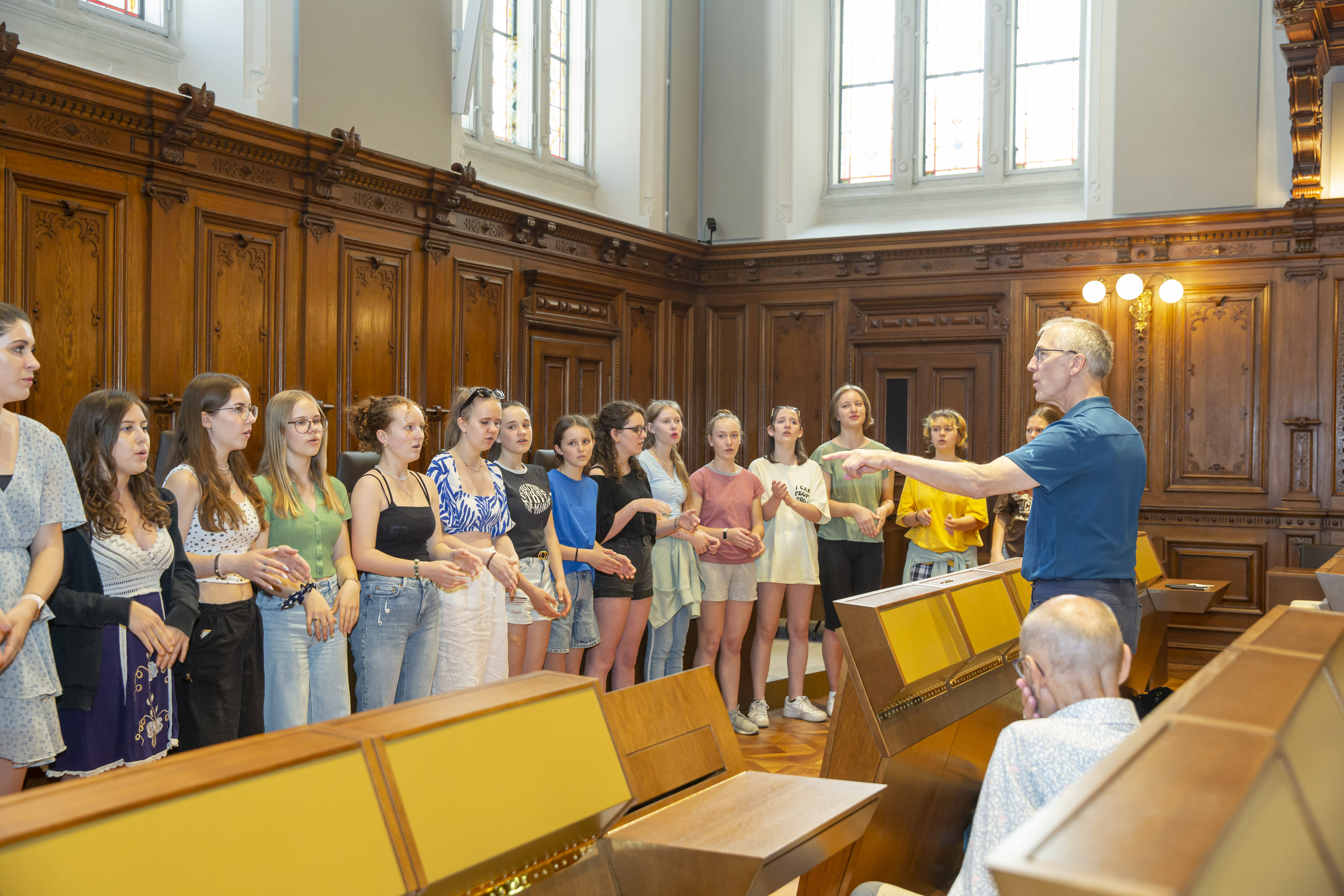 Vielseitig: neben geistlicher Musik beherrschen die jungen Frauen auch Gospel und Schlager