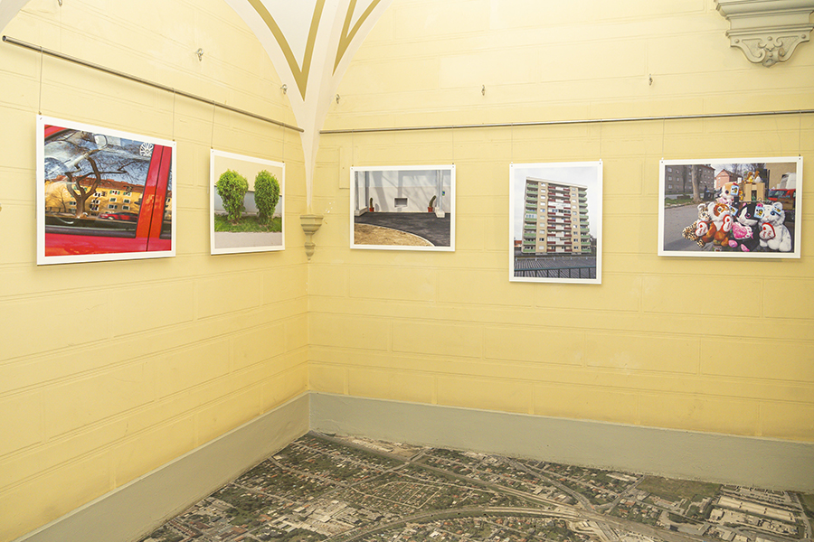 Eröffnung der Fotoausstellung "Triester" im Foyer des Rathauses.