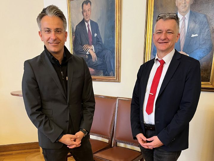 Bildungsstadtrat Kurt Hohensinner und Finanzstadtrat Manfred Eber