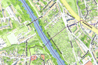 Pongratz-Moore-Steg sicherheitshalber gesperrt Pongratz-Moore-Steg sicherheitshalber gesperrt