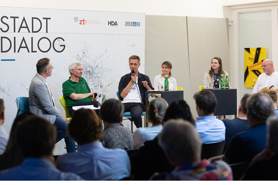 Beim fünften StadtDialog im HDA war Klimaschutz das beherrschende Thema.