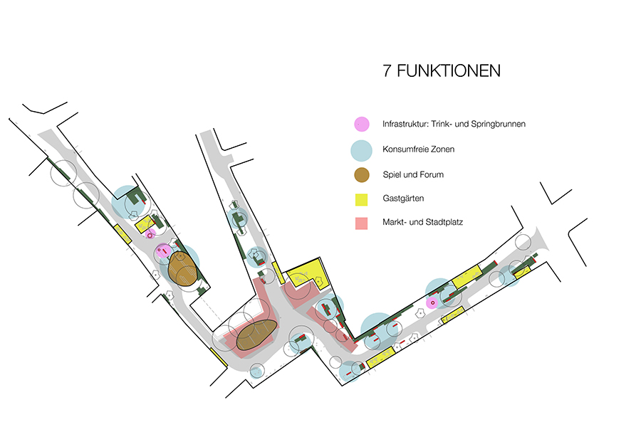 Pläne und Visuailsierungen des Siegerprojektes zum Tummelplatz neu