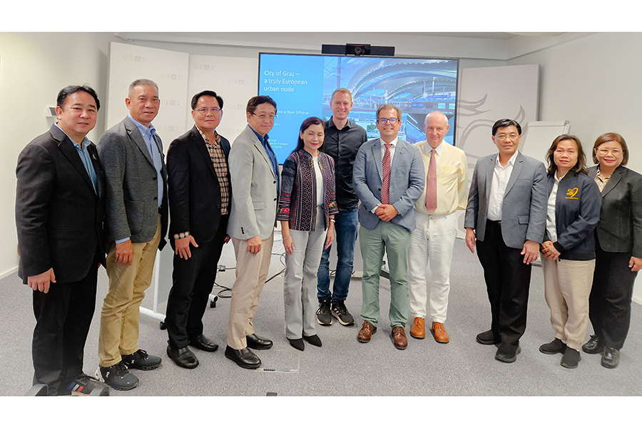 Eine Delegation aus Thailand interssierte sich für die Verkehrsplanung bzw. Mobilitätsstrategie in Graz. © KK Eine Delegation aus Thailand interssierte sich für die Verkehrsplanung bzw. Mobilitätsstrategie in Graz.