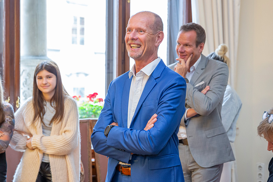 Hip-Hop-Weltmeister:innen zu Besuch im Grazer Rathaus