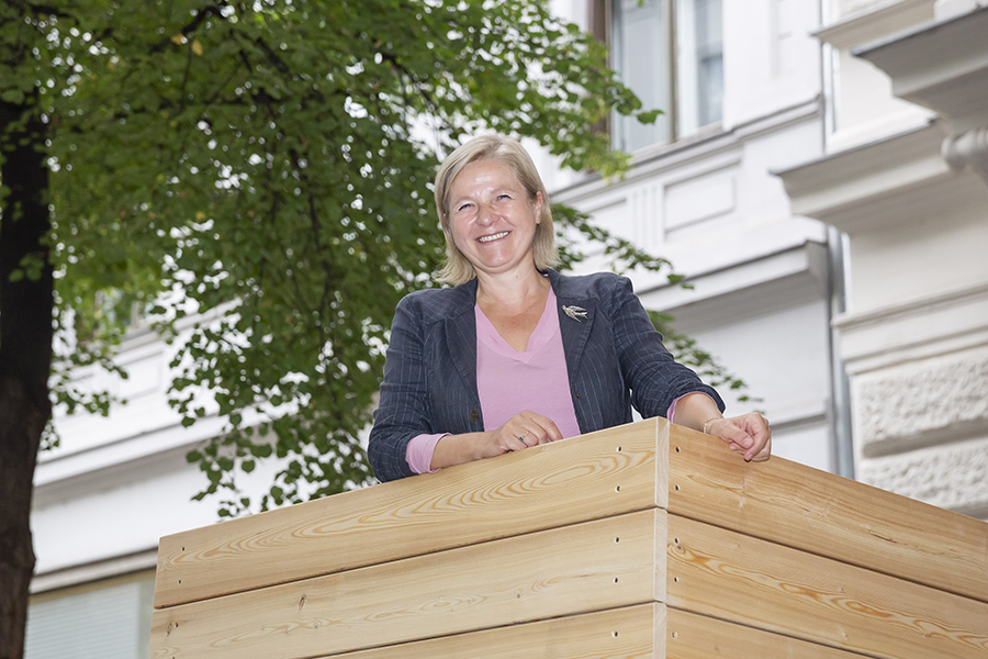 Judith Schwenter genoss den Überblick