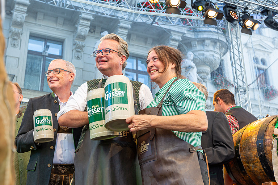 Aufsteirern - Bilder von der Eröffnung © Stadt Graz/Fischer Aufsteirern - Bilder von der Eröffnung