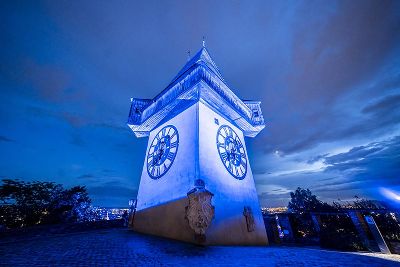Blue-Light-Aktion am 23. September © Stadt Graz/Fischer Blue-Light-Aktion am 23. September