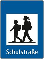 Schulstraße Verkehrszeichen © StVO Schulstraße Verkehrszeichen