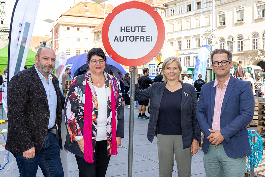 Beim Mobilitätsfest und der Tour de Graz ginbgs am Autofreien Tag rund.