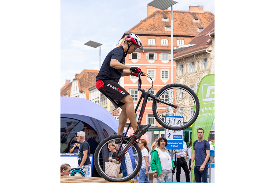 Beim Mobilitätsfest und der Tour de Graz ginbgs am Autofreien Tag rund.