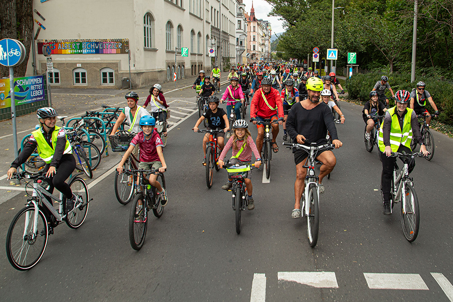 Beim Mobilitätsfest und der Tour de Graz ginbgs am Autofreien Tag rund.